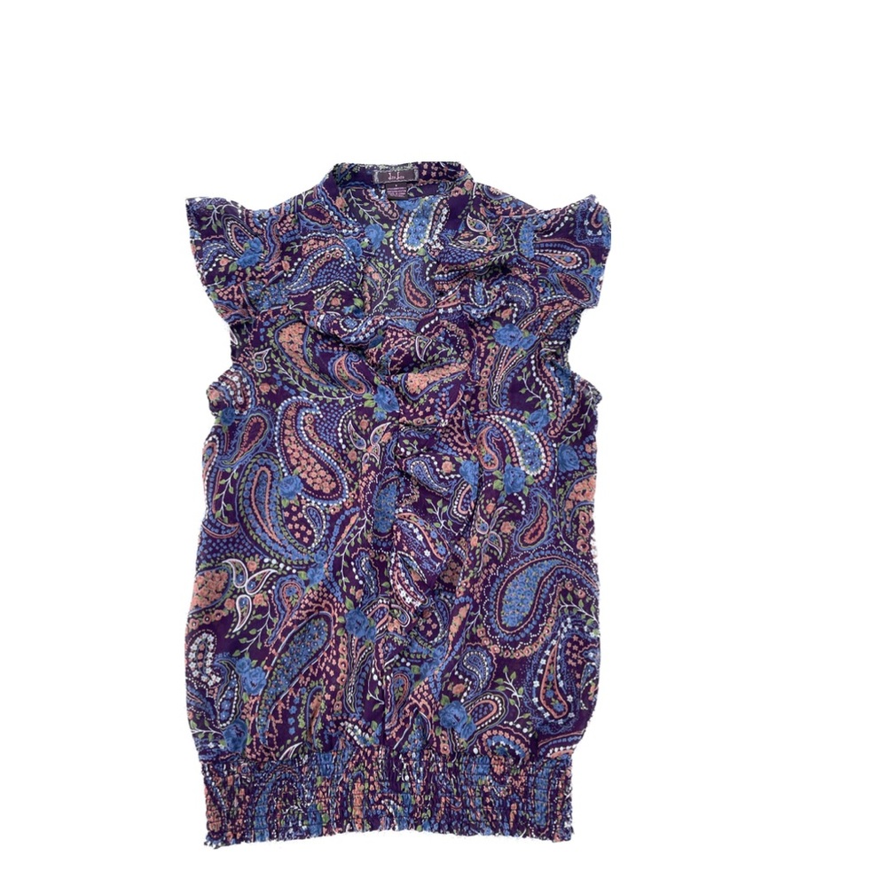 dmbm Semi-Sheer Paisley Top